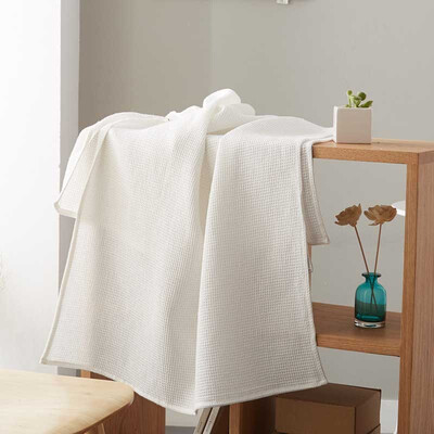 

Cotton Linen Towel Janpanese Style Baby Application No Fade Strong Water Absorption Soft Smooth Touch Comfortable Towel