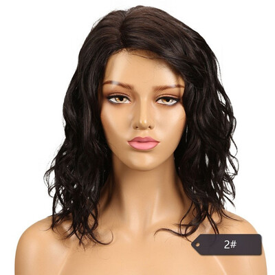 

Noble Brazilian Water Wave Human Hair Wigs For Black Women Remy Water Wave Wig Perruque Cheveux Humain Free Shipping