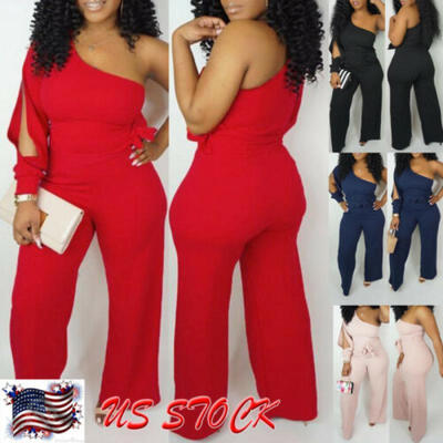 

USA Women Ladies Clubwear Summer Playsuit Bodycon Party Jumpsuit Romper Trousers