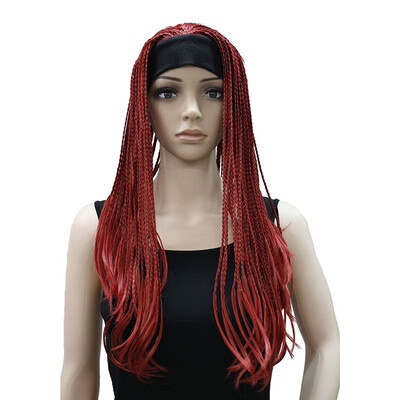 

StrongBeauty Long Braided Box Braids Wig Full Coverage Synthetic Wigs COLOUR CHOICES
