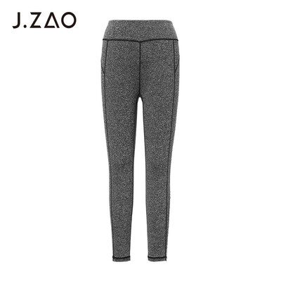 

Beijing Tokyo made JZAO ladies sports fitness yoga tight pants gray M