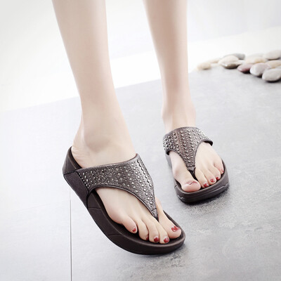 

Rose Women Ladies Fashion Wedges Causal Flats Beach Anti-Slip Slipper Shoes Sandals
