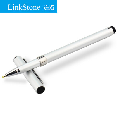 

LinkStone iPad capacitive pen mobile phone stylus 2 in 1 touch screen pen tablet painting universal Huawei Android Microsoft surface stylus silver P100A