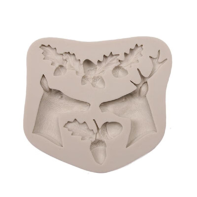 

3D Christmas Theme Silicone Fondant Mold Cake Cookie Chocolate Dry Perth Sugar Coated Printing Decoration Molds Kitchen Baking DIY