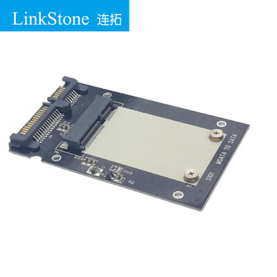 

LinkStone MSATA to SATA Solid State Drive Adapter Compatible with SSD Solid State Drive Black S101-1M