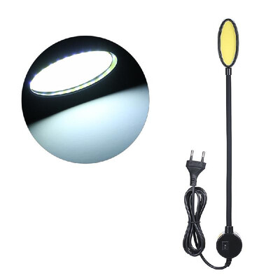 

AC110-280v 6W COB US Plug Sewing Machine Light Lamp Black Magnetic Fixed Base Flexible 360°rotating Gooseneck Design for Sewing Ma