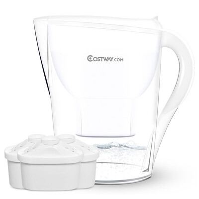 

145 Cup Capacity Water Pitcher Filter-White