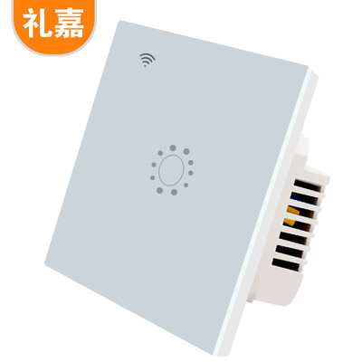 

Lijia LJ-ZN090 intelligent wireless wifi switch touch remote control glass panel energy-saving switch smart home mobile phone remote APP operation voice control timing function type 86