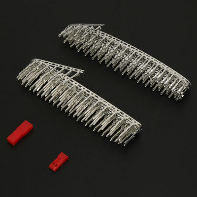 

Greensen 300pcs 2 Pin FemaleMale Red Plug Housing Crimp Terminals Connector Set