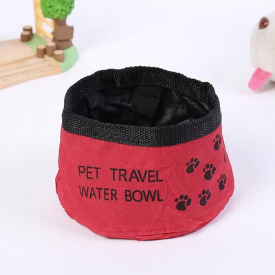 

Port-A-Bowl Collapsible Travel Dog Food&Water Bowl