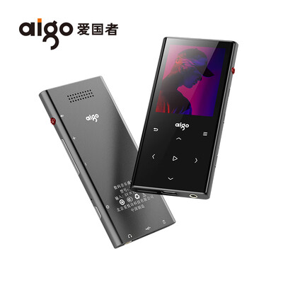 

Patriot aigo digital music MP3 player M1 lossless HIFI Bluetooth external reading one-click recording student portable Walkman touch screen gray