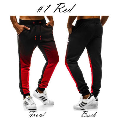 

Men Sport Pants Long Trousers Tracksuit Fitness Workout Joggers Gym Sweatpants