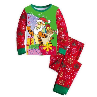 

Children Baby Boys Girls Xmas the Tiger Sleepwear Nightwear Pajamas Set