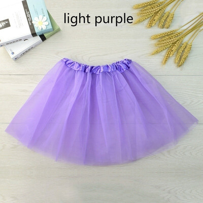

New Fashion 12 Colors Baby Girl Child Baby Three-layer Mesh Dance Skirt Ballet Dress Puffy Skirt