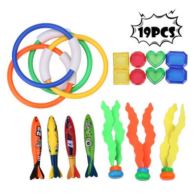 

Diving Underwater Swimming Colorful Pool Sink Ring Training Under Water Fun Toy