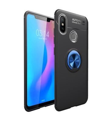 

Magnetic Case Huawei Honor 8X Max Phone Ring Cover Huawei Enjoy Max ARE-L32 Soft TPU Stand Case