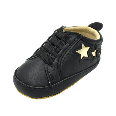 

Newborn Baby Toddler Infants Girls Boys Shoe Star Soft Anti-slip Shoes