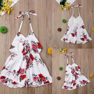 

Toddler Kids Baby Girl Romper Backless Bodysuit Jumpsuit Clothes Outfits