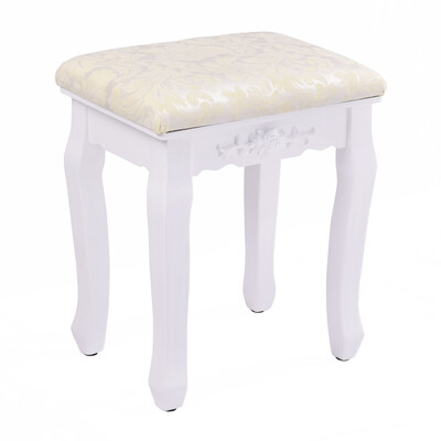 

Wood Cushioned Dressing Stool
