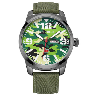 

BOFUTE Male Watches Sports Watch Japanese Quartz Movement Calendar Luminous Waterproof Nylon Cloth Strap 0032G