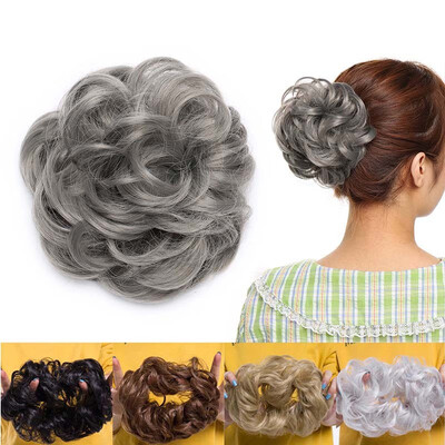

Synthetic Hair Bun Extensions Messy Hair Scrunchies Hair Pieces for Women Hair Donut Updo Ponytail