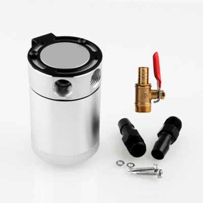 

Universal Aluminum Baffled 2-Port 3-Port Oil Catch Can Tank Air-Oil Separator OCC034 & OCC038