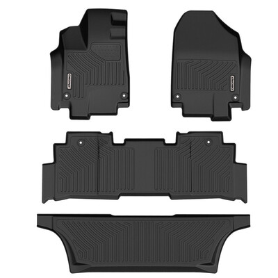 

Floor Mats Liners Unique Black TPE for Honda Odyssey 2018-2019 All-Weather