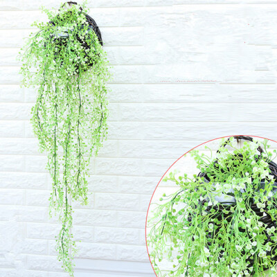 

110CM Artificial Plant Rattan Hanging Basket Flower Artificial Flower