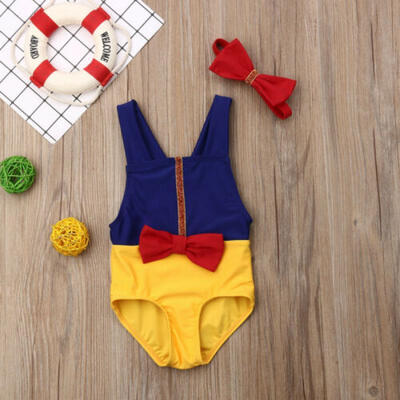 

Toddler Kids Baby Girls Bowknot Bikini Set Swimwear Swimsuit Bathing Suit Beach