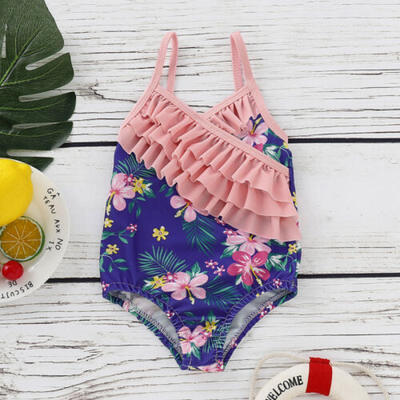 

Toddler Kids Baby Girl Flower Ruffle Bikini Set Swimwear Swimsuit Bathing Suit