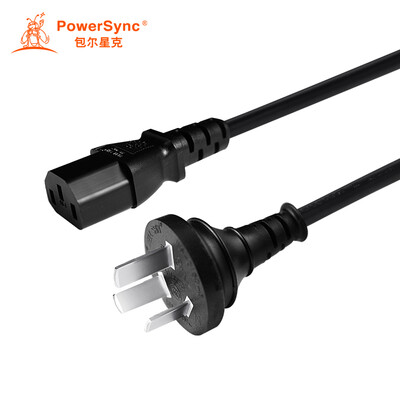 

Baoer Xingke computer host monitor screen power cord rice cooker electric kettle household appliances three holes straight head suffix black 3 m WS-015D MPPL0030