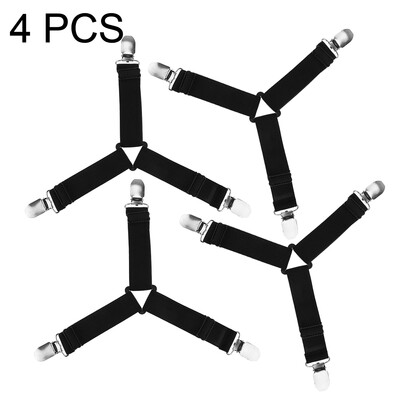

Greensen 4pcs Adjustable Triangle Bed Mattress Sheet Holder Straps Clips Gripper Fasteners Bed Sheet Holder Sheet Strap