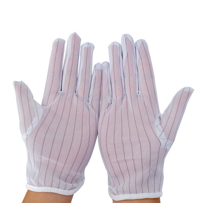 

Fuxing FX560 electronic work striped gloves industrial protective gloves dust gloves work gloves dust-free gloves labor insurance gloves 12 to install