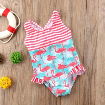

New Kid Toddler Girl Swimwear Swimsuit Bathing Suit Bikini Tankini Set Beachwear