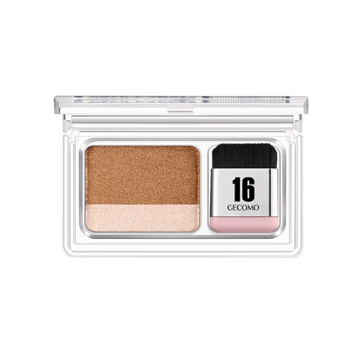 

3 Seconds Eyeshadow Double Color Eyeshadow Makeup Palette Shimmer Stereo Gradient Cosmetic