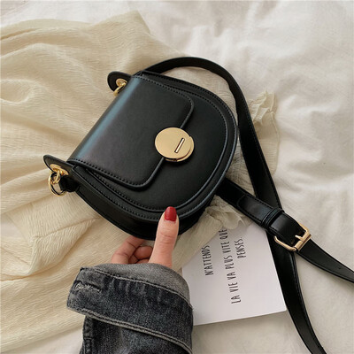 

Summer bag female small fresh summer 2019 new wave Korean version of the wild single shoulder slung fashion texture saddle bag