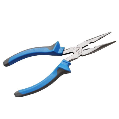 

Professional Long Nose Pliers 8 in Needle Pinch Snipe Nosed Wire Cutters Tool