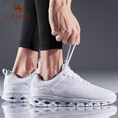 

Camel CAMEL sneakers men&women running shoes fashion casual couple models shoes breathable ultra light running shoes A912600035 mens white 41