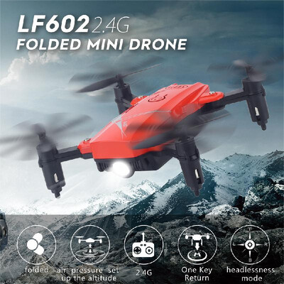 

LF602 Foldable Drone with Camera 720P Gesture Photography Altitude Hold Headless Mode Training Toy Quadcopter with 2 Battery