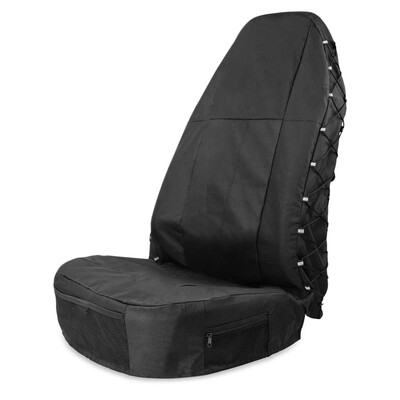 

TIROL T24324 Universal Car Seat Cover Cushion Set Water Resistant Storage Pockets