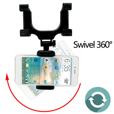 

New Universal Car Rearview Mirror Mount Stand Holder Cradle For Cell Phone GPS
