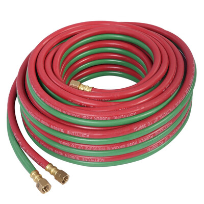 

300PSI 50ft 14" Twin Welding Torch Hose Oxygen Cutting