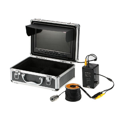 

Waterproof 1000TVL HD Underwater Fishing Camera Fish Finder 9" Large LCD Color