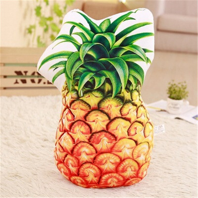 

Pineapple Design Shaped Cushion Creative Cotton Pillow For Home Sofa Car Decoration Kids Toy
