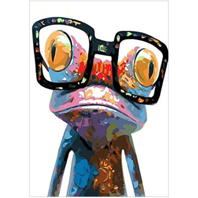 

5D DIY Full Drill Diamond Painting Cartoon Frog Cross Stitch Embroidery Kit
