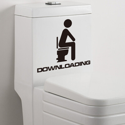 

Fashion Leisure Toilet PVC Wall Sticker