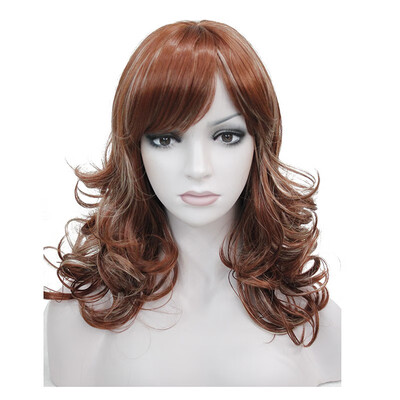 

StrongBeauty Medium Length Wavy Dark Brown Full Synthetic Wig Womens Wigs COLOUR CHOICES