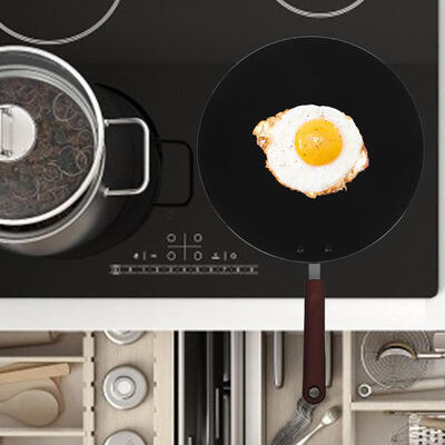 

Greensen 30CM Mini Frying Pancake Flat Pan Household Non-stick Skillet Kitchen Cooker Insulated Handle