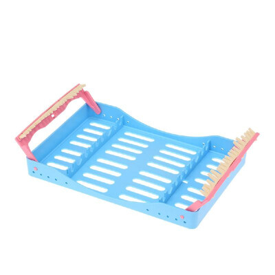 

Dental Plastic Sterilization Rack Surgical Instrument Disinfection Box Dental Cleaning Box Dentist Tools