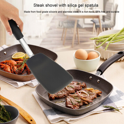 

Greensen Silicone TurnerSilicone Spatula Turner Heat-Resistant Non-Stick Kitchen Utensil Non-Slip Cooking Tool